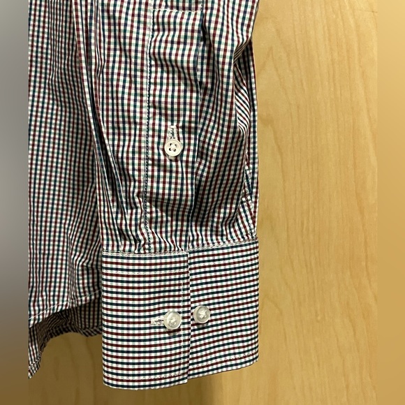 Lawrence Hunt Men’s Plaid Button Up Collared Shirt - Picture 6 of 9